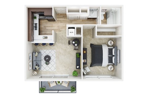 our apartments showcase a flexibility with our floor plans